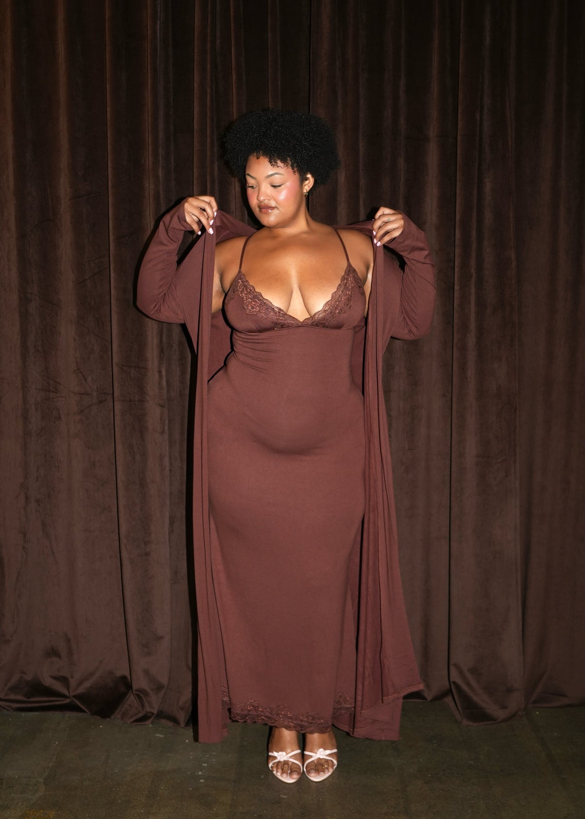 The Morning Robe-Espresso