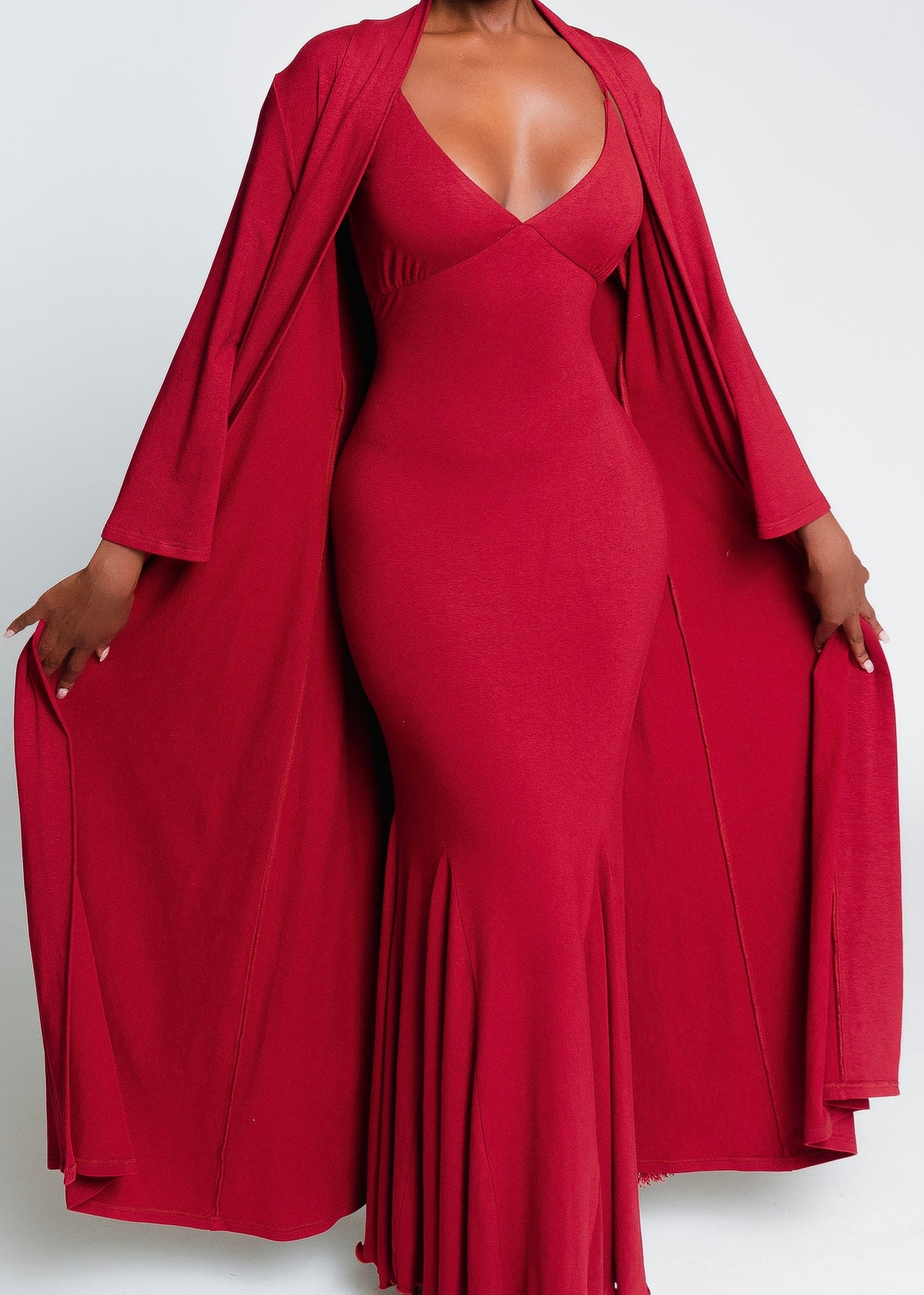 The House Gown-Plum