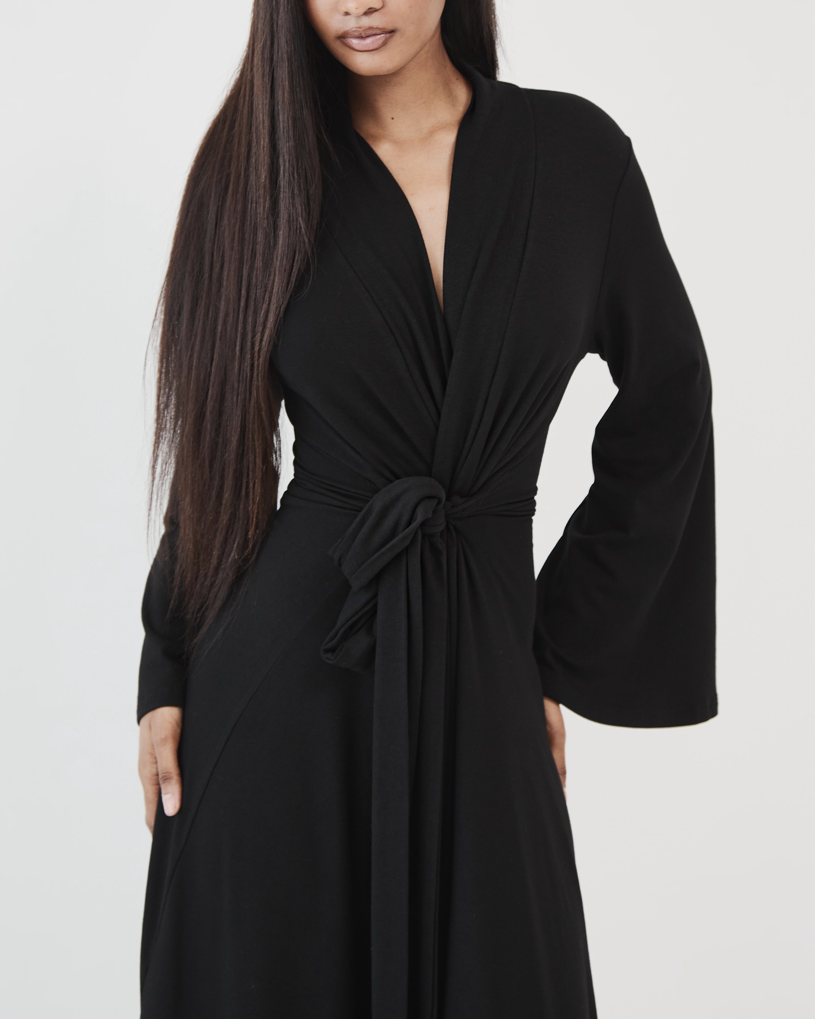 The Princess Robe-Black The Morning Ticket The Princess Robe-Black The Morning Ticket