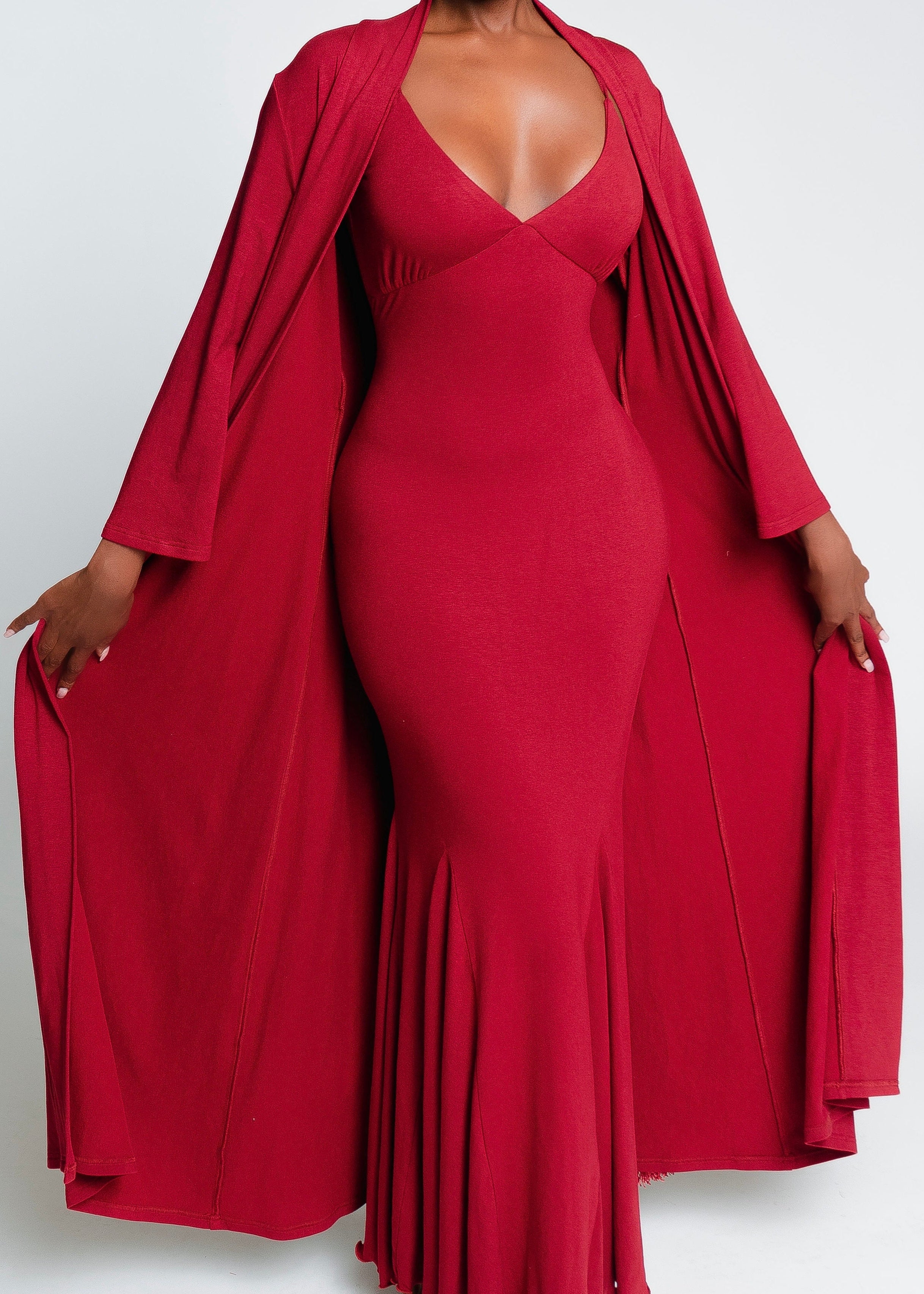 The House Gown-Plum