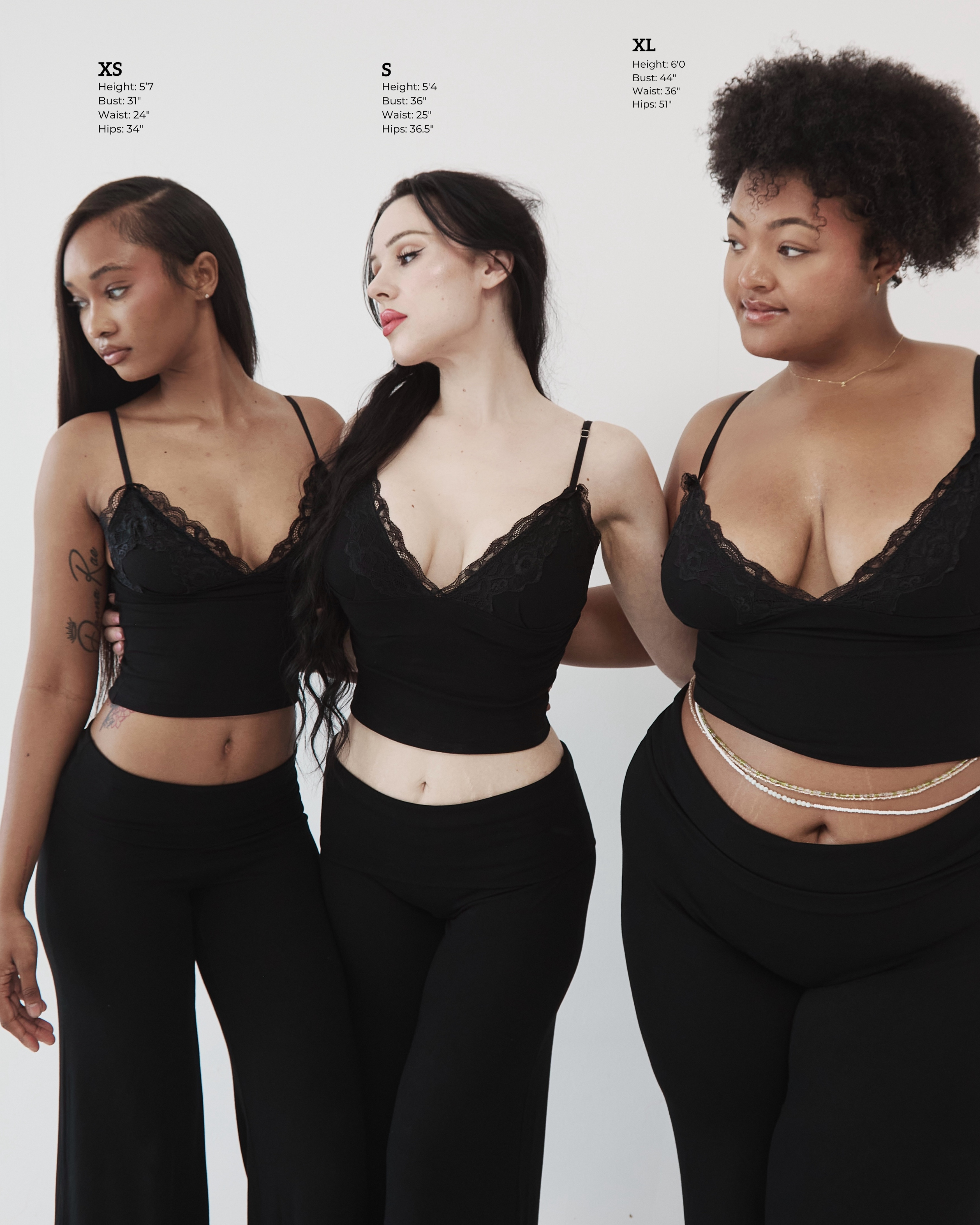 The Lace Cami-Black