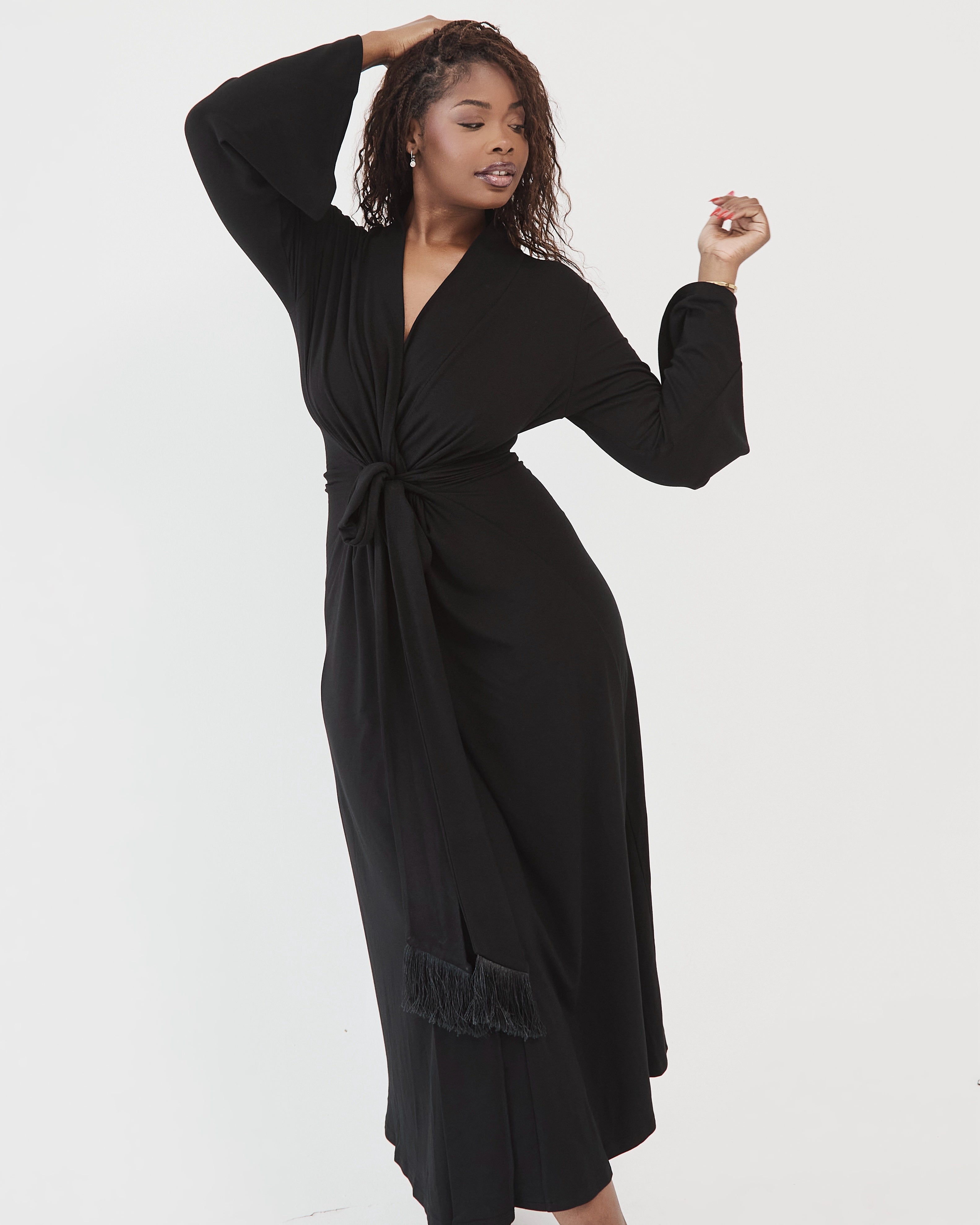 The Princess Robe-Black – The Morning Ticket
